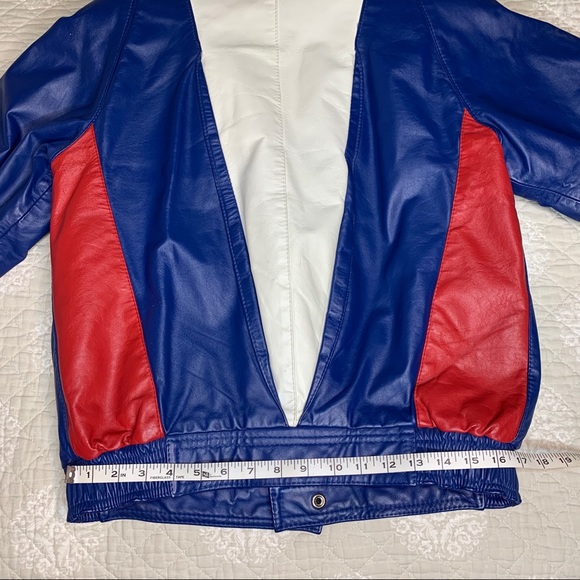 Vintage leather moto jacket - Picture 15 of 16